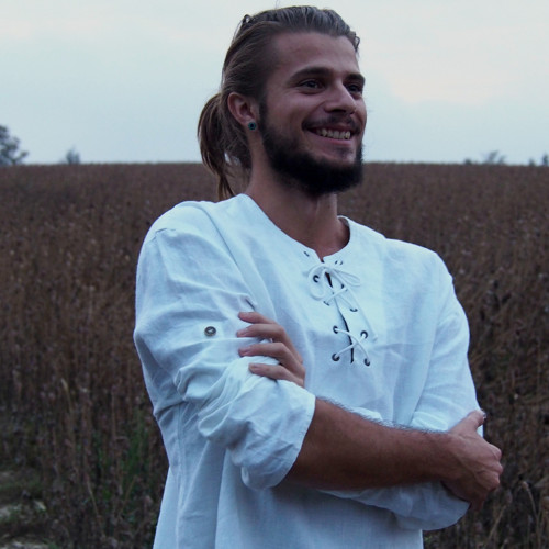 Lněná košile bílá - šněrovací